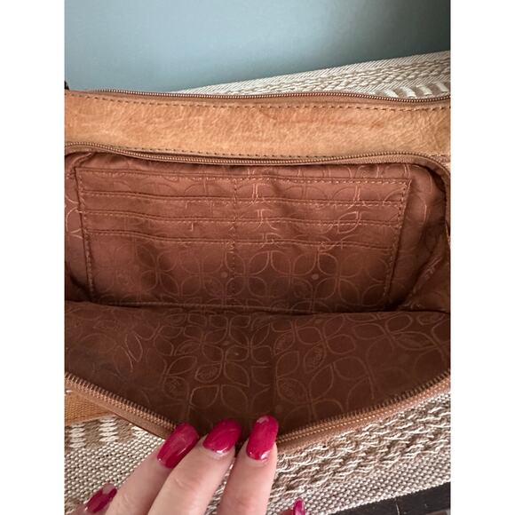 Fossil Leather Crossbody Bag Purse Pocketbook Y2K - Picture 5 of 7